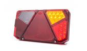 WS LAMPA ZESPOLONA TYLNA DIODOWA LED W125DP 12/24 V OŚWIETLENIE TABLICY