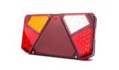 WS LAMPA ZESPOLONA TYLNA DIODOWA LED W125DL 12/24 V PRZECIWMGIELNA COFANIA B/OŚW