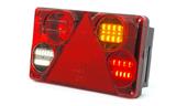 WS LAMPA ZESPOLONA TYLNA DIODOWA LED W70DP 12/24 V COFANIA OŚWIETLENIE TABLICY