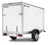 BRENDERUP PRZYCZEPA CARGO KONTENER CD260UBR750 RAMPA 750 KG