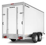 BRENDERUP PRZYCZEPA CARGO KONTENER CD350TBR2500 RAMPA 2500 KG